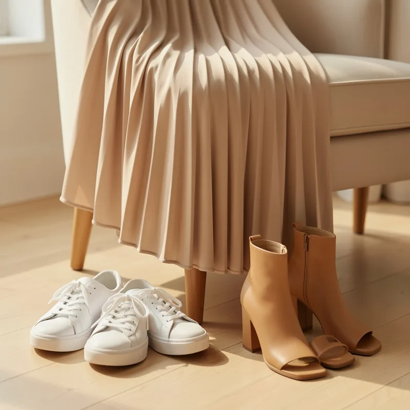 Quelles chaussures porter avec une jupe longue ?